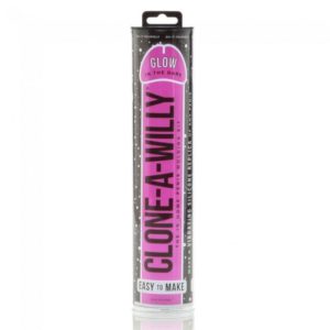 CLONE A WILLY  CLONE GLOW IN THE DARK PINK VIBRATING KIT