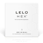 LELO HEX CONDOMS ORIGINAL 3 PACK