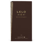 LELO HEX CONDOMS RESPECT XL 12 PACK