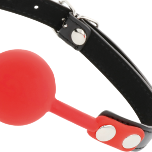 DARKNESS BALL SILICONE GAG RED