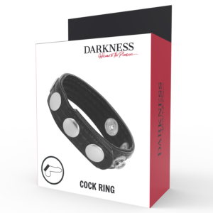 DARKNESS LEATHER COCKRING