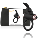 COQUETTE COCK RING WITH VIBRATOR BLACK/ GOLD