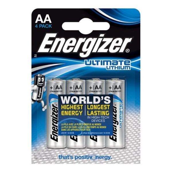 ENERGIZER ULTIMATE LITHIUM AA L91 LR6 1